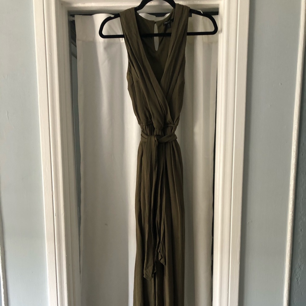 Olive Green Papaya Jumpsuit size Small